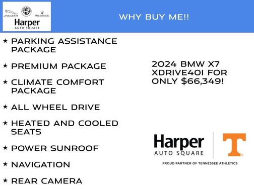 Skyscraper Gray Metallic 2024 BMW X7 xDrive40i