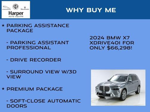 Skyscraper Gray Metallic 2024 BMW X7 xDrive40i