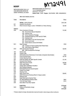 2020 Mercedes-Benz AMG GT 63 S 4-Door