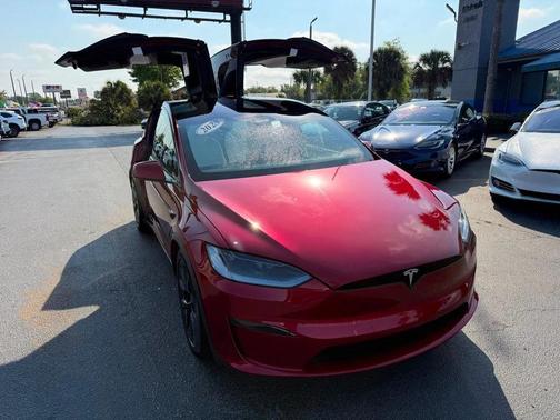 Red Multi-Coat 2023 Tesla Model X Plaid AWD