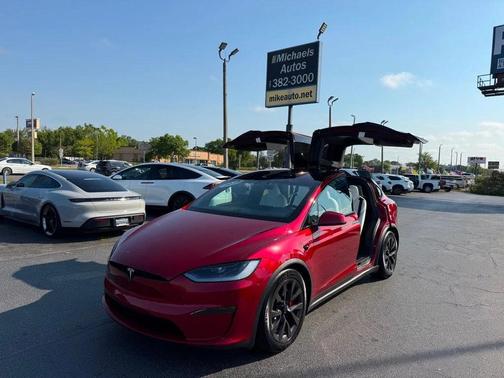Red Multi-Coat 2023 Tesla Model X Plaid AWD