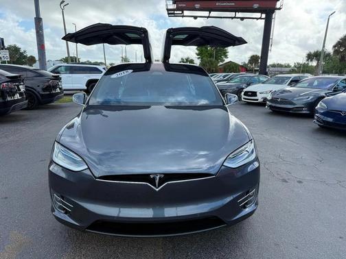 Gray 2018 Tesla Model X **MODEL X 100D** 7 PASSENGERS**22' WHEELS**AUTOPILOT**