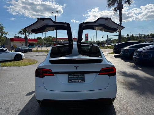 Pearl White Multi-Coat 2022 Tesla Model X *MODEL X AWD 7 PASSENGERS*LOW MILES*22' WHEELS*CREAM INTERIOR*