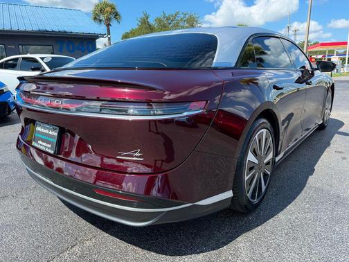 Zenith Red Metallic 2023 Lucid Air Grand Touring AWD