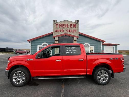 Red 2018 Ford F-150 XLT