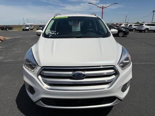 White Platinum Metallic Tri-Coat 2018 Ford Escape Titanium