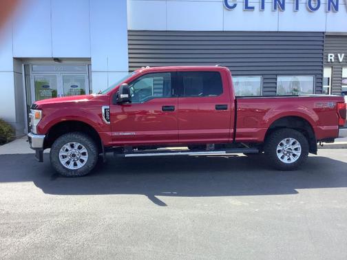 Red 2021 Ford F-250 XLT