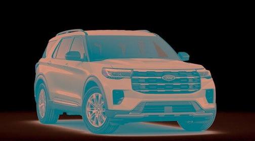 Space White Metallic 2026 Ford Explorer Active