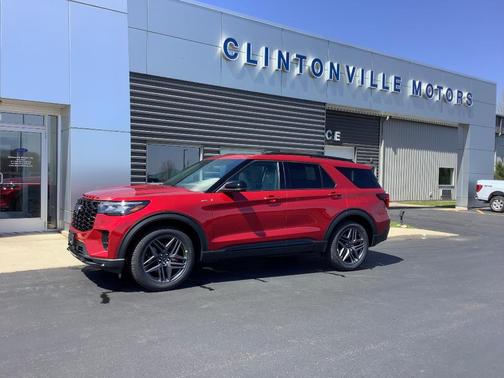 Rapid Red Metallic Tinted Clearcoat 2026 Ford Explorer ST-Line