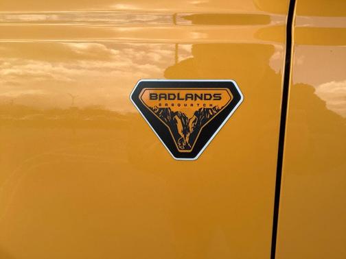 Orange 2022 Ford Bronco Badlands