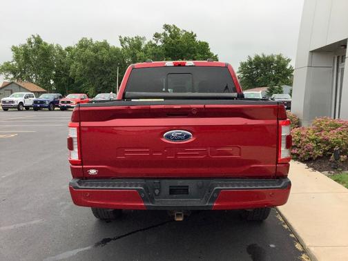 Red 2022 Ford F-150 Lariat