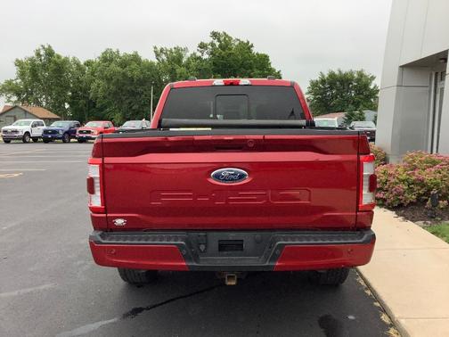 Red 2022 Ford F-150 Lariat