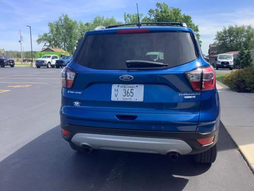 Lightning Blue 2017 Ford Escape Titanium
