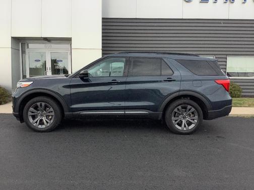 Stone Blue 2023 Ford Explorer XLT