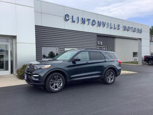 Stone Blue 2023 Ford Explorer XLT