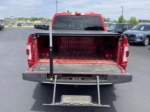 Red 2021 Ford F-150 Lariat