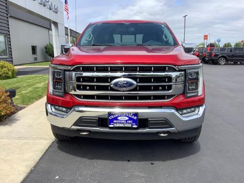 Red 2021 Ford F-150 Lariat