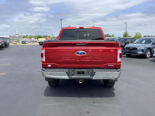 Red 2021 Ford F-150 Lariat