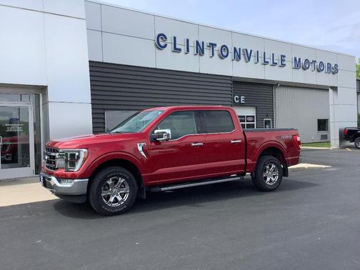 Red 2021 Ford F-150 Lariat