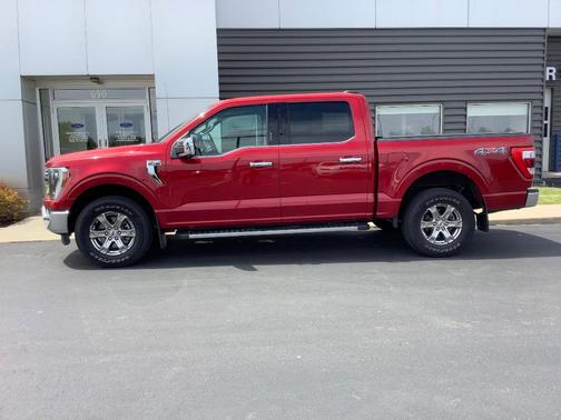 Red 2021 Ford F-150 Lariat