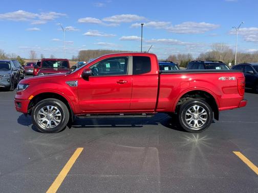 Red 2021 Ford Ranger Lariat