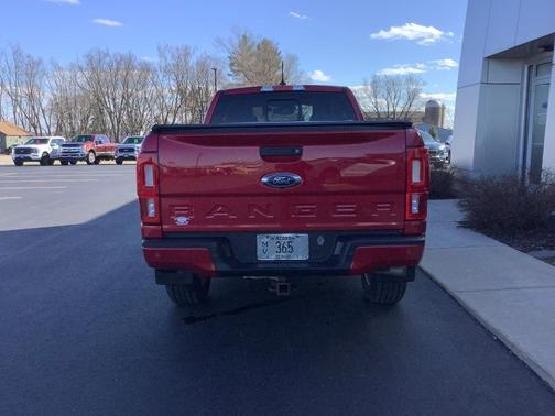 Red 2021 Ford Ranger Lariat