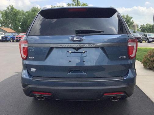 Blue Metallic 2018 Ford Explorer XLT