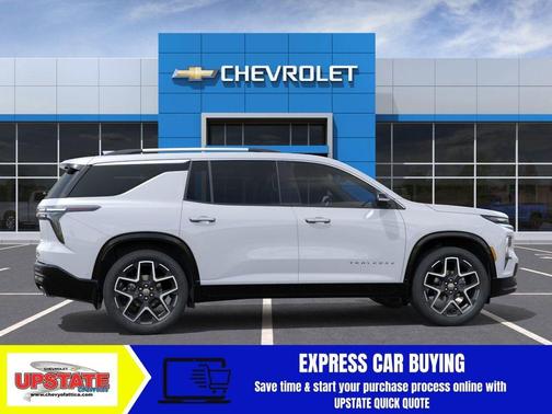 Polar White Tricoat 2026 Chevrolet Traverse High Country