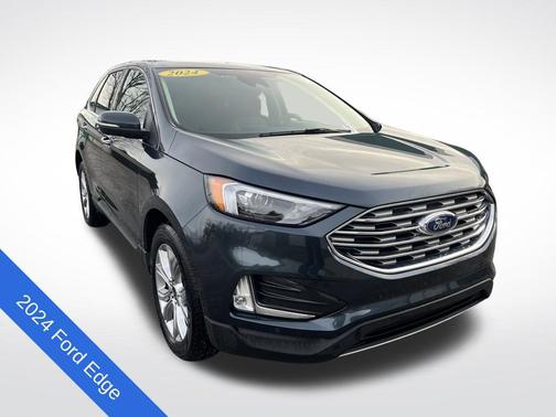 STONE BLUE METALLIC 2024 Ford Edge Titanium