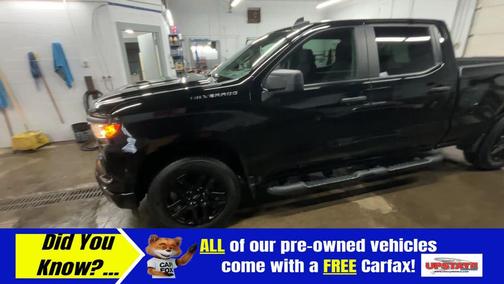 Black 2024 Chevrolet Silverado 1500 Custom