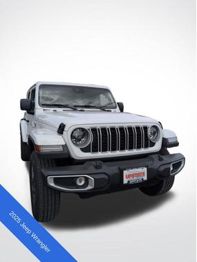 Bright White Clearcoat 2025 Jeep Wrangler 4-Door Sahara 4x4