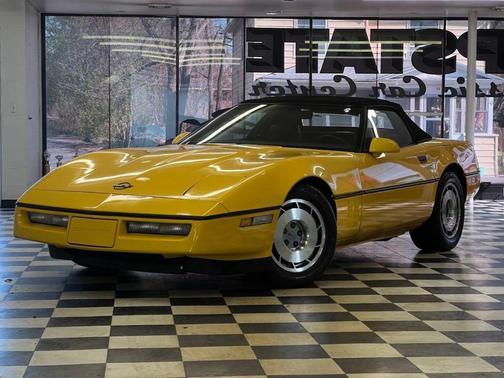 Yellow 1986 Chevrolet Corvette Base