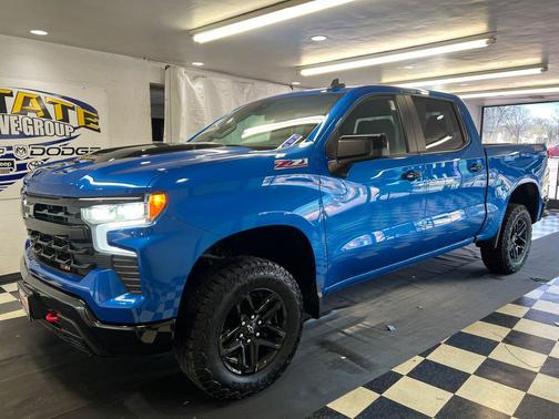 Glacier Blue Metallic 2023 Chevrolet Silverado 1500 LT Trail Boss