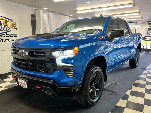 Glacier Blue Metallic 2023 Chevrolet Silverado 1500 LT Trail Boss
