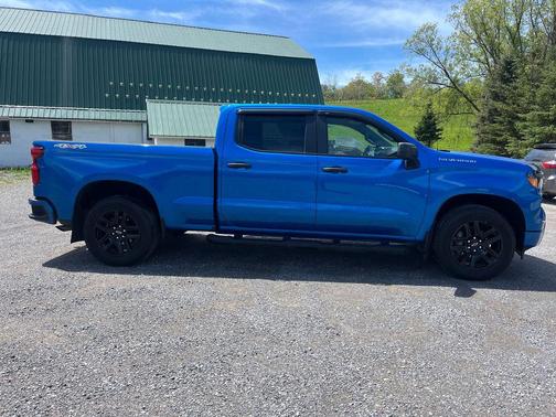 Glacier Blue Metallic 2024 Chevrolet Silverado 1500 Custom
