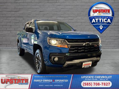 Bright Blue Metallic 2021 Chevrolet Colorado Z71