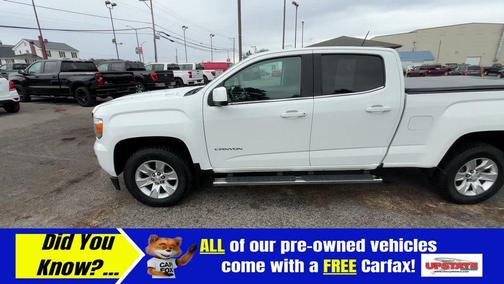 Summit White 2018 GMC Canyon SLE
