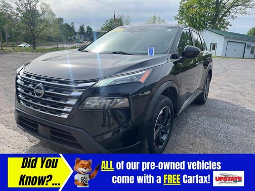 Super Black 2024 Nissan Rogue SV