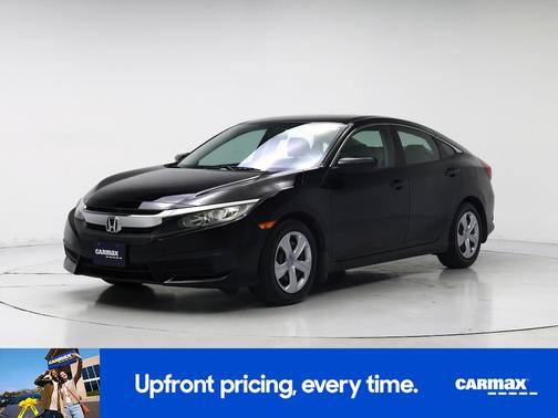 Black 2016 Honda Civic LX