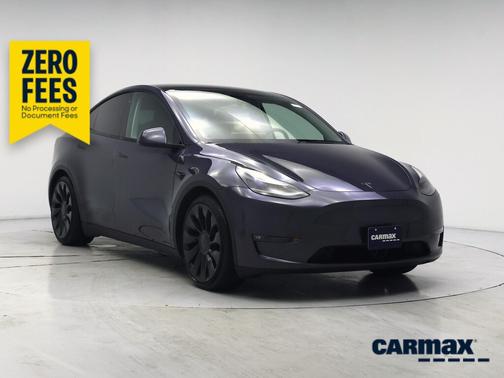 Gray 2022 Tesla Model Y Performance