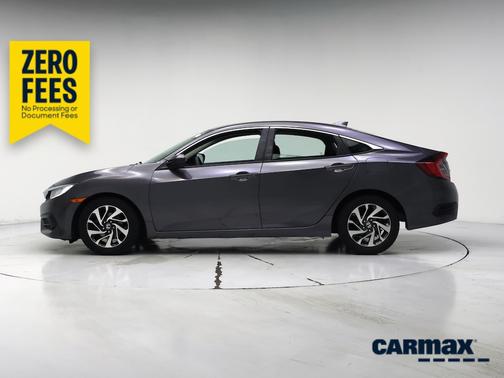 Gray 2017 Honda Civic EX