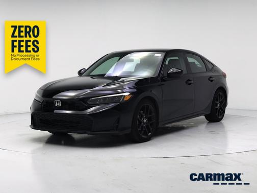 Black 2025 Honda Civic Sport