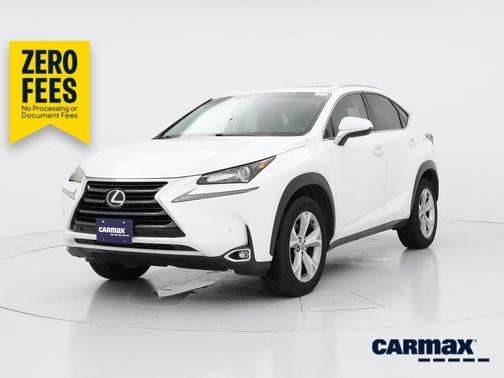 White 2017 Lexus NX 200t