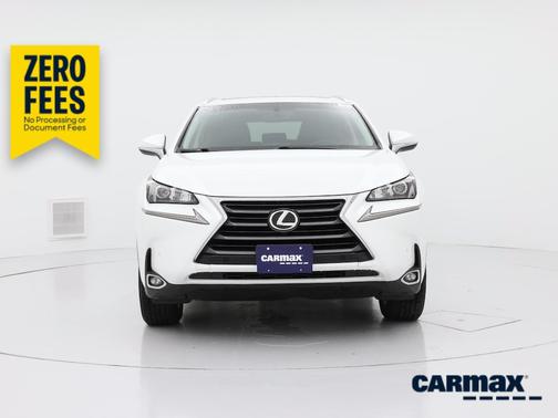 White 2017 Lexus NX 200t