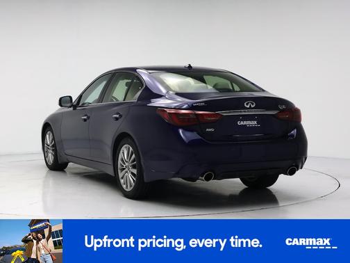 Blue 2023 INFINITI Q50 Luxe