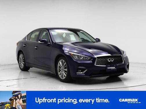 Blue 2023 INFINITI Q50 Luxe