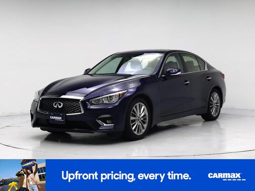 Blue 2023 INFINITI Q50 Luxe