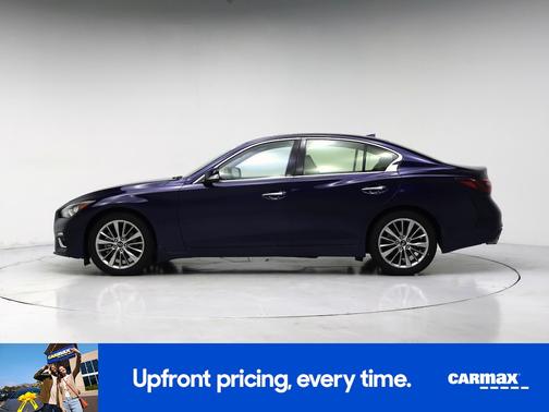 Blue 2023 INFINITI Q50 Luxe