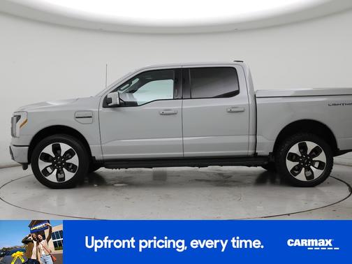 Gray 2023 Ford F-150 Lightning Platinum