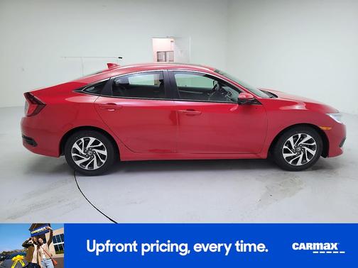 Red 2017 Honda Civic EX